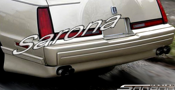 Custom Lincoln Mark 7  Coupe Rear Lip/Diffuser (1984 - 1992) - $470.00 (Part #LC-001-RA)